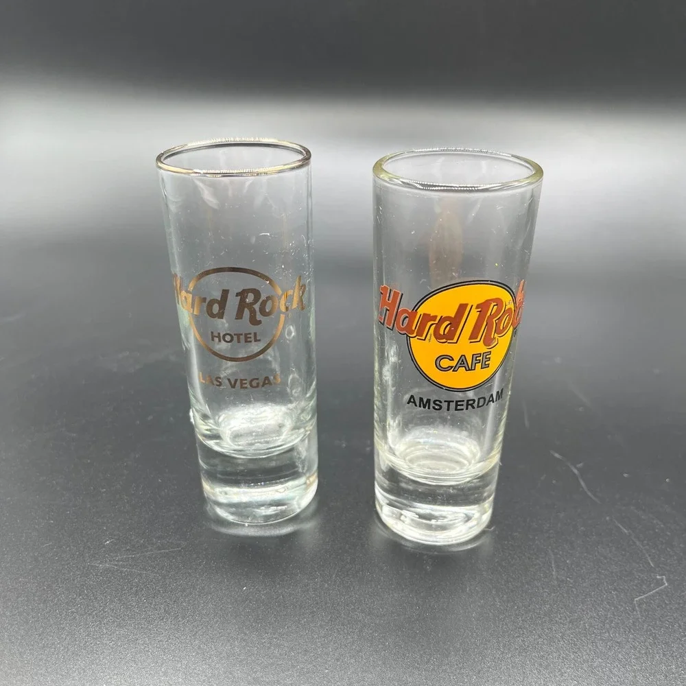 Vintage Hardrock Cafe Shot Glasses 4
